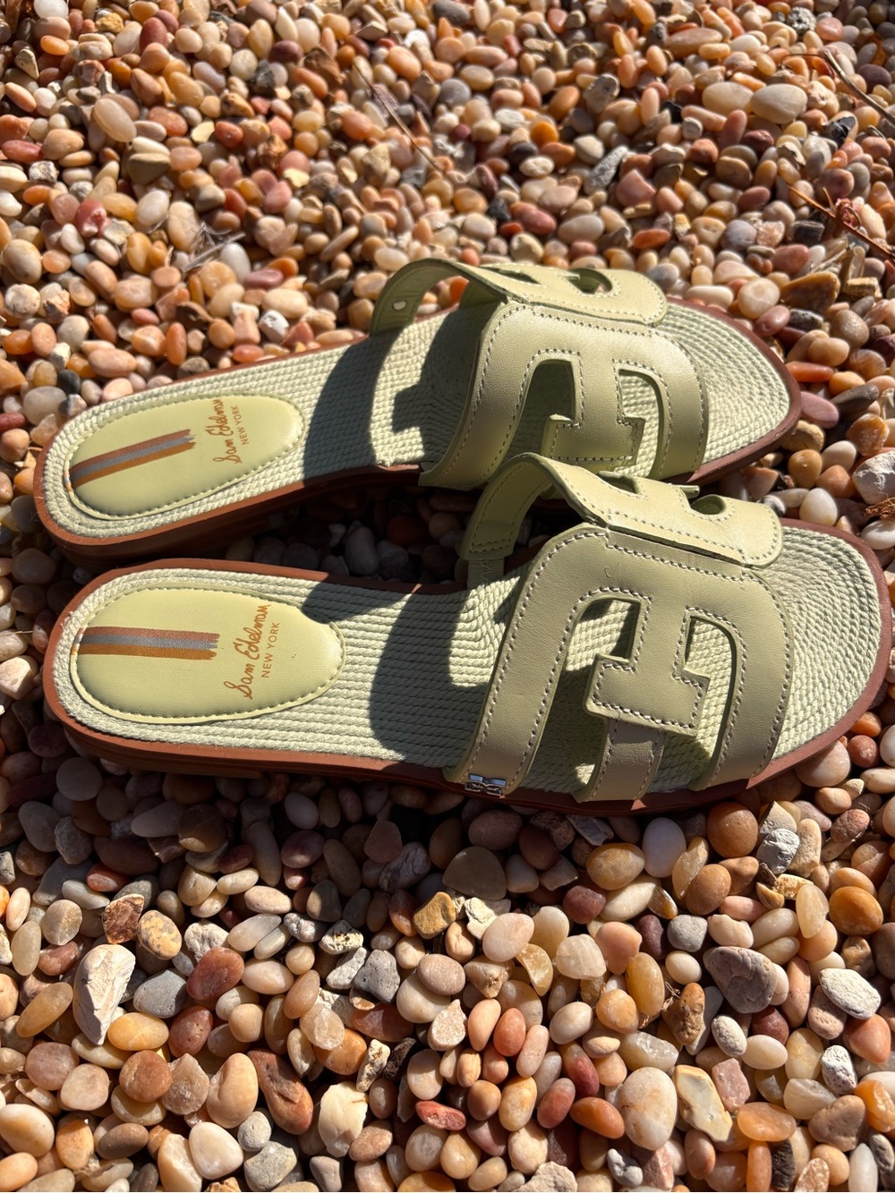 Sam Edelman Bay Woven Footbed Sandals Size 7